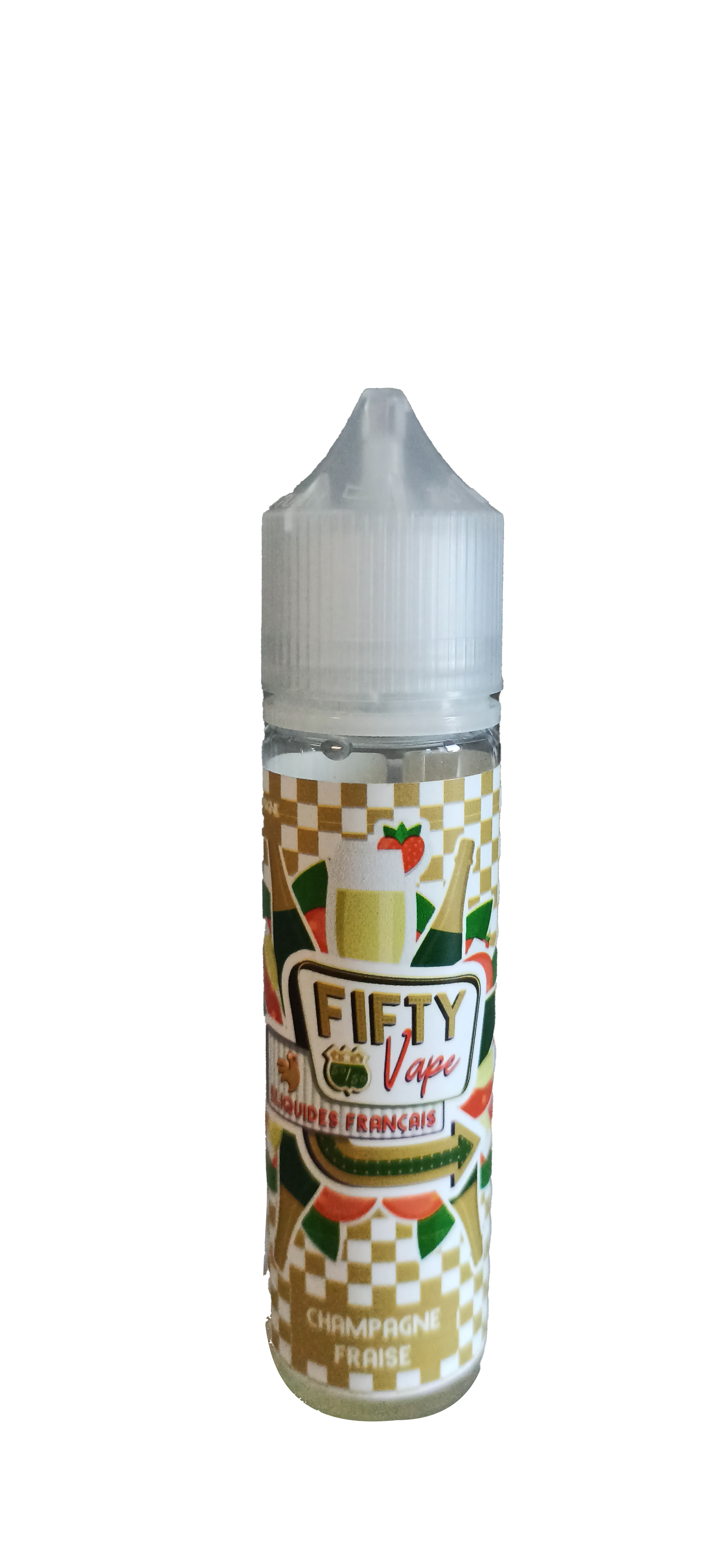 E-liquide Fifty Vape - Champagne fraise (50ml)